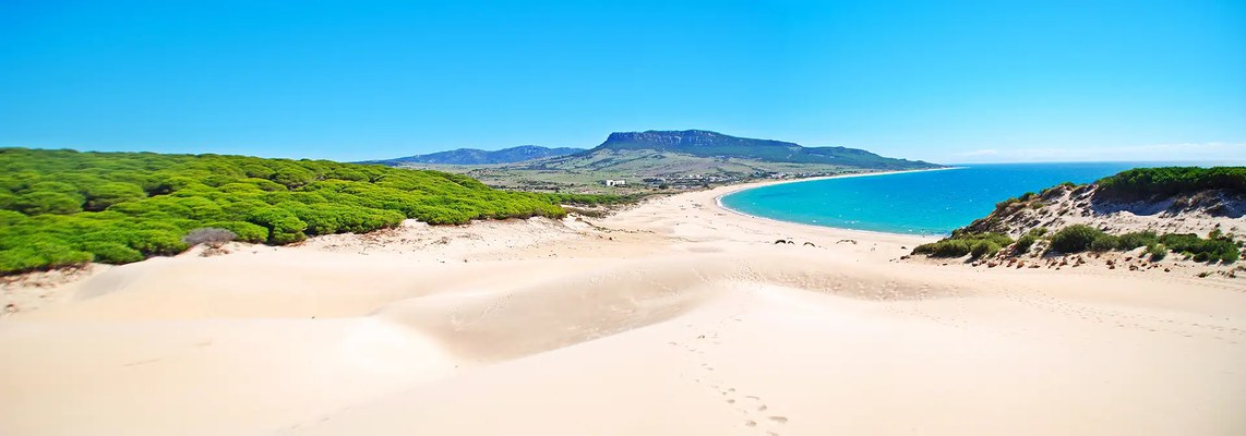 Playa de Bolonia Blick auf den Strand von Playa de Bolonia